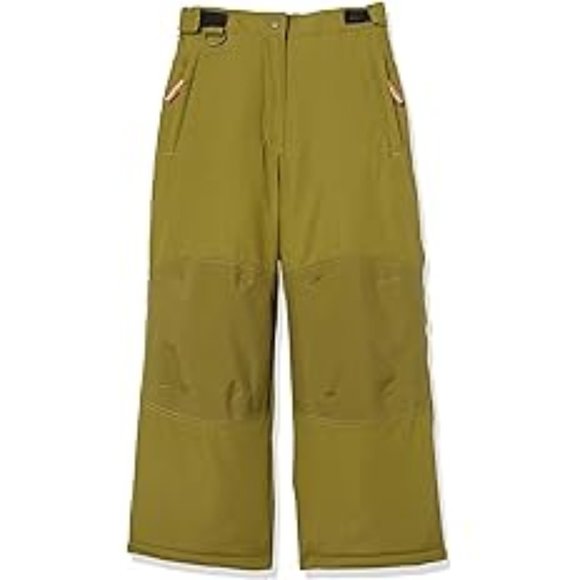 Water Resistant Snow Pants for Toddlers With Reinforcement Green - Picture 1 of 6